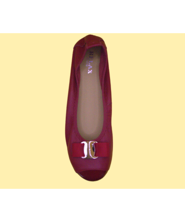 Ballerines Élégantes avec Nœud – Disponibles en Noir, Bleu, Rouge et Marron