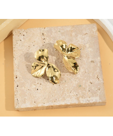 Boucles d'oreilles Fleur d'or