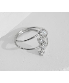 Bague  4 Diamants