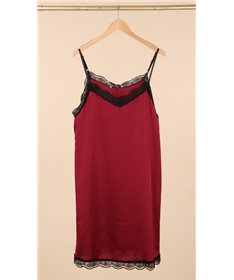 Nuisette effet satin du 46-48 au 58-60 PONTA grenat