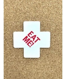 Cache tétons  fantaisie "EAT ME"