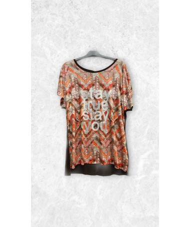 Haut Éclat Marron Taille M-L et L-XL