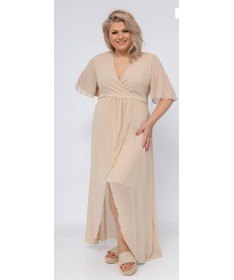 Robe AMADORA beige du 46 au 60
