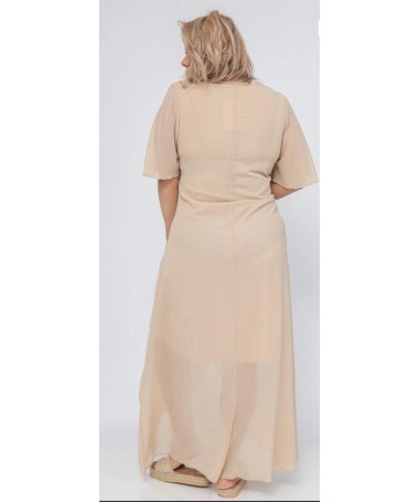 Robe AMADORA beige du 46 au 60
