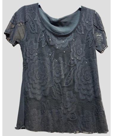 Haut Noir élégance 