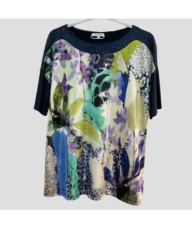 Haut Yuki Bleu Tailles M/L et L/XL