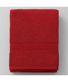 Serviette de bain Yasmina Rouge  50 X 100CM