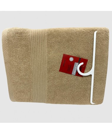 Serviette de bain Yasmina Taupe 50x100cm