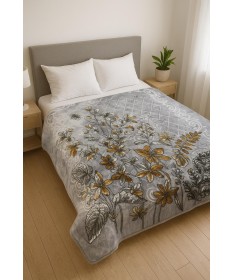 Couverture Prémium Tournesol Grey en Velour