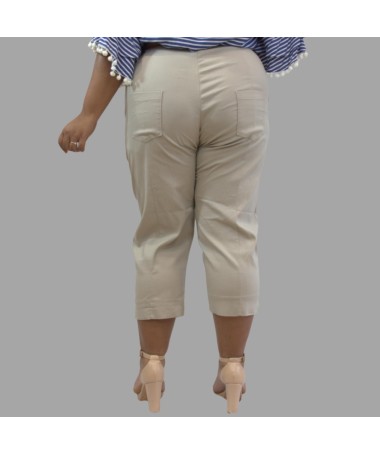 Pantalon Élastiqué avec Poches - Mode GRANDE TAILLE