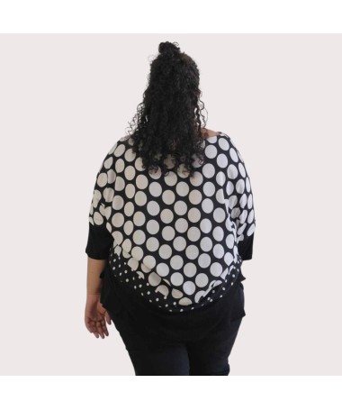 Top Polka Chic Grande Taille  Jean-Marc-Philippe - TEKA MODE