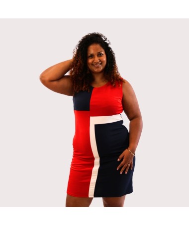 Robe casual Chelsy Rouge Taille 52