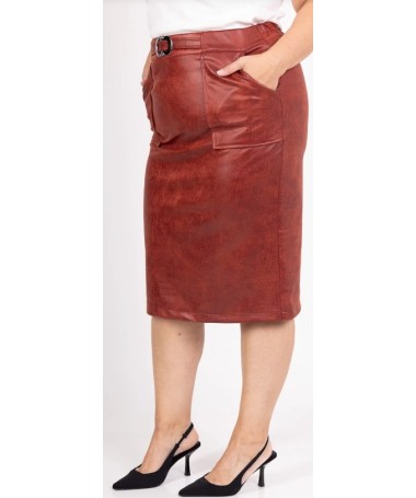 Jupe simili cuir KIEL du 46 au 56