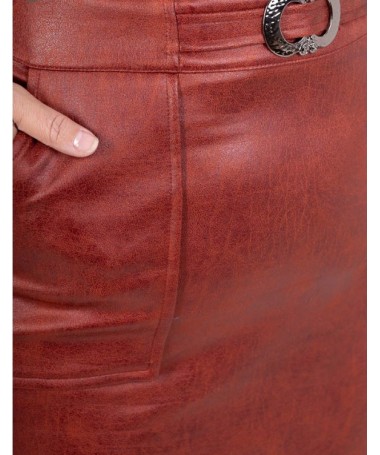 Jupe simili cuir KIEL du 46 au 56