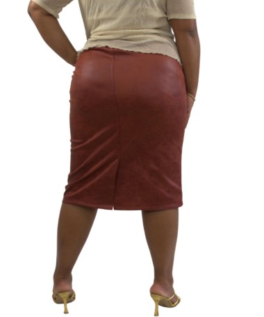 Jupe simili cuir KIEL du 46 au 56