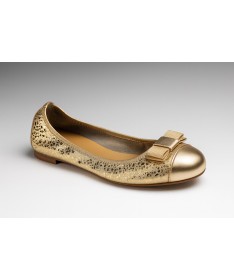 Ballerine dorée Gaelle