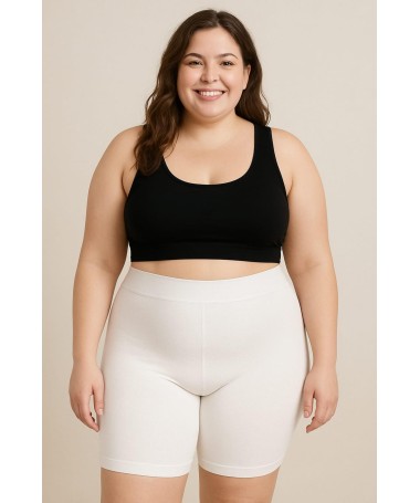 Panty Cycliste blanc du 52 au 58