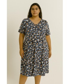 Robe casual Isabella Bleu Taille 46-48 / 50-52 / 54-56