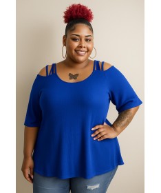 Tunique PORTO Bleu Taille 46-48 / 54-56 / 58-60