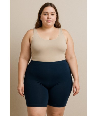 Panty Cycliste sans couture du 52 au 58 bleu