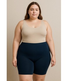 Panty Cycliste sans couture du 52 au 58 bleu