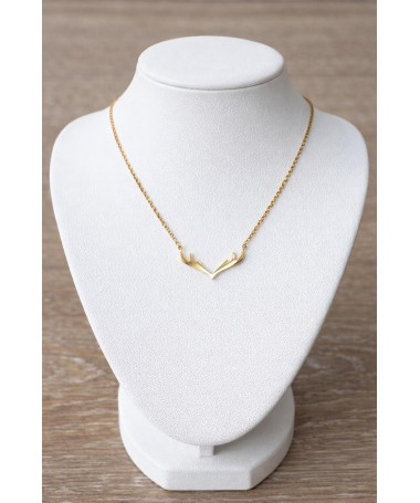 Collier Cerf Doré